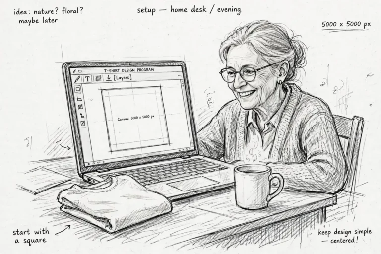 Print on Demand for Retirees: A Canva Design Tutorial for Older Beginners
