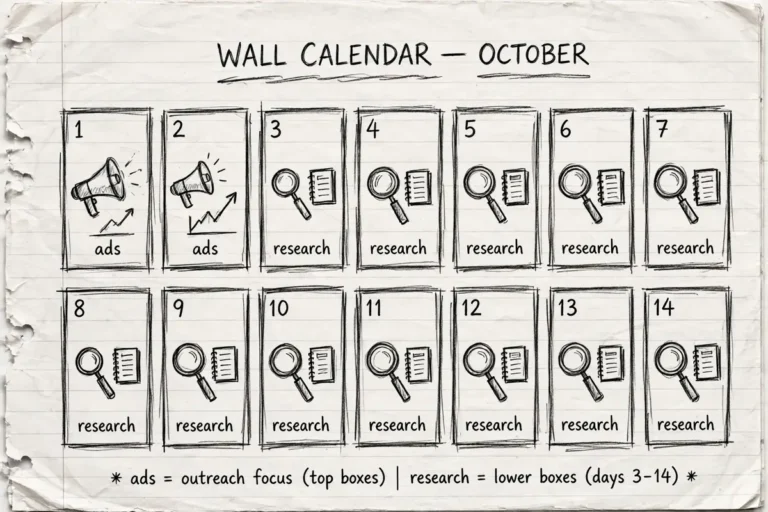 Print on demand tips for beginners: a 14-day plan from research to first ads