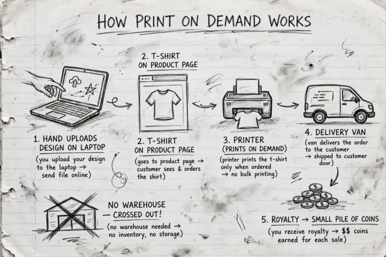 What is print on demand and how does it work?